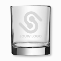 whiskyglas met logo